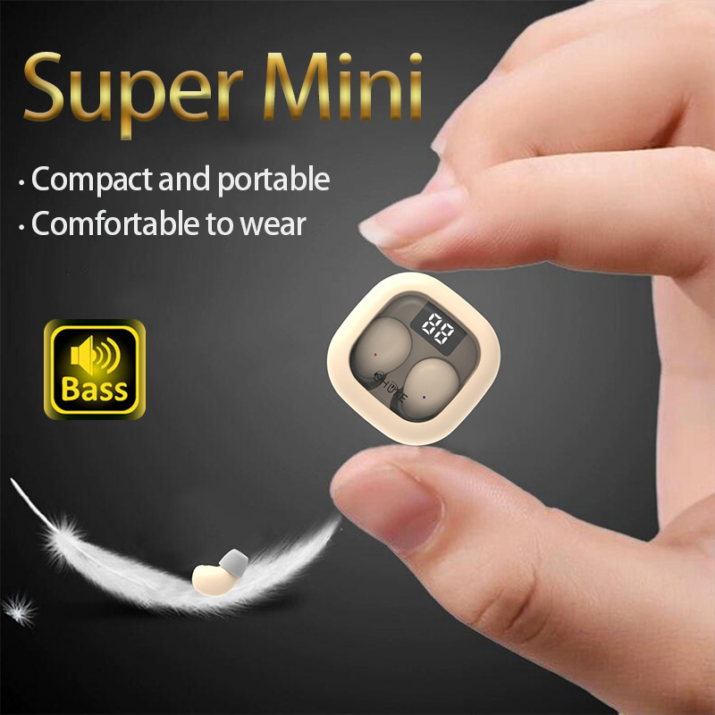 Type C Wired Earphones With Mic - SK petits écouteurs sans fil Bluetooth