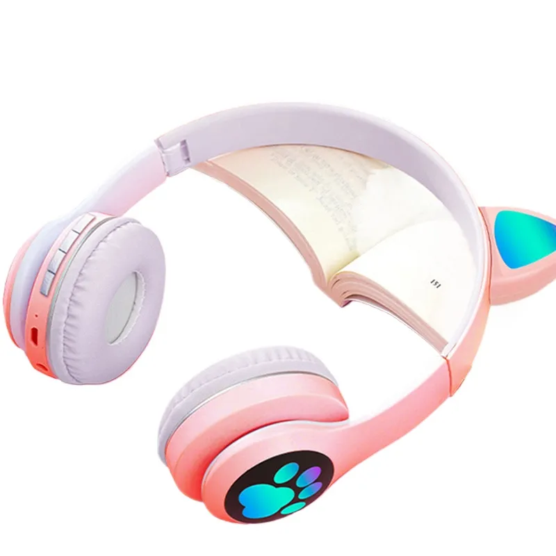 Cat Ear Bluetooth Headset Led - Casque sans fil à oreilles de