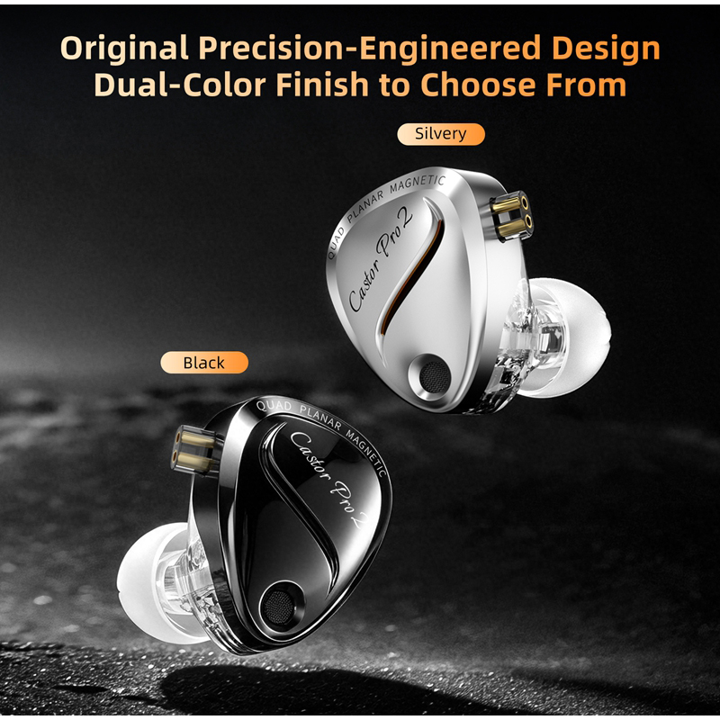 Type C Wired Earphones With Mic - Écouteurs intra-auriculaires KZ Castor Pro 2