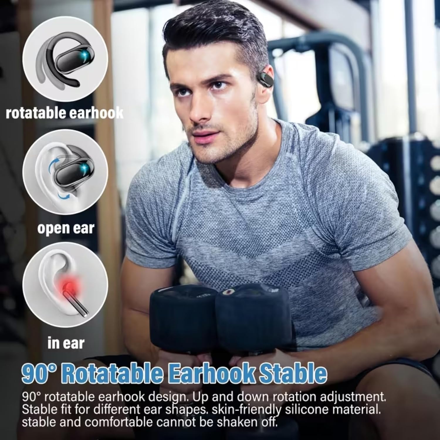 Casques audio à oreilles ouver - Bone Conduction Running Headphones avis et prix