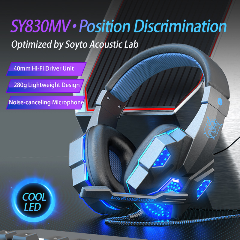 Casque de jeu avec son Surroun - Gaming Headset With Mic Rgb avis et prix