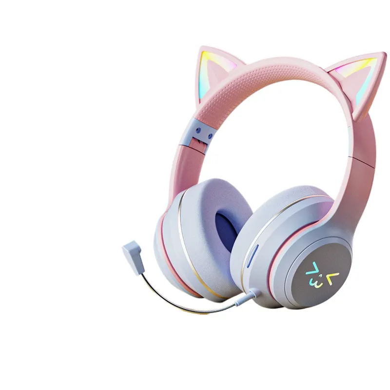 Casque Bluetooth sans fil avec - Cat Ear Bluetooth Headset Led avis et prix