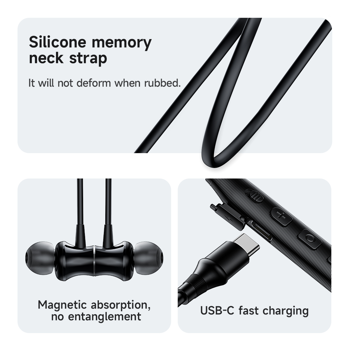 HOCO tour de cou sans fil Blue - Magnetic Neckband Sports Earphones avis et prix