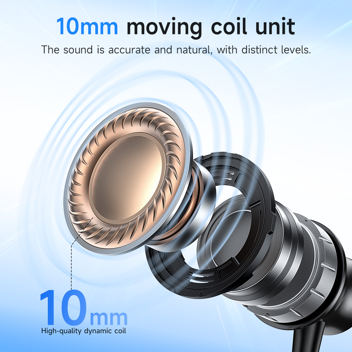 HOCO tour de cou sans fil Blue - Magnetic Neckband Sports Earphones avis et prix