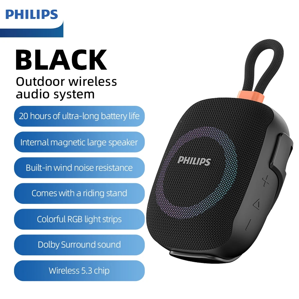 Philips – haut-parleur Bluetoo - Portable Bluetooth Speaker Waterproof Ipx7 avis et prix