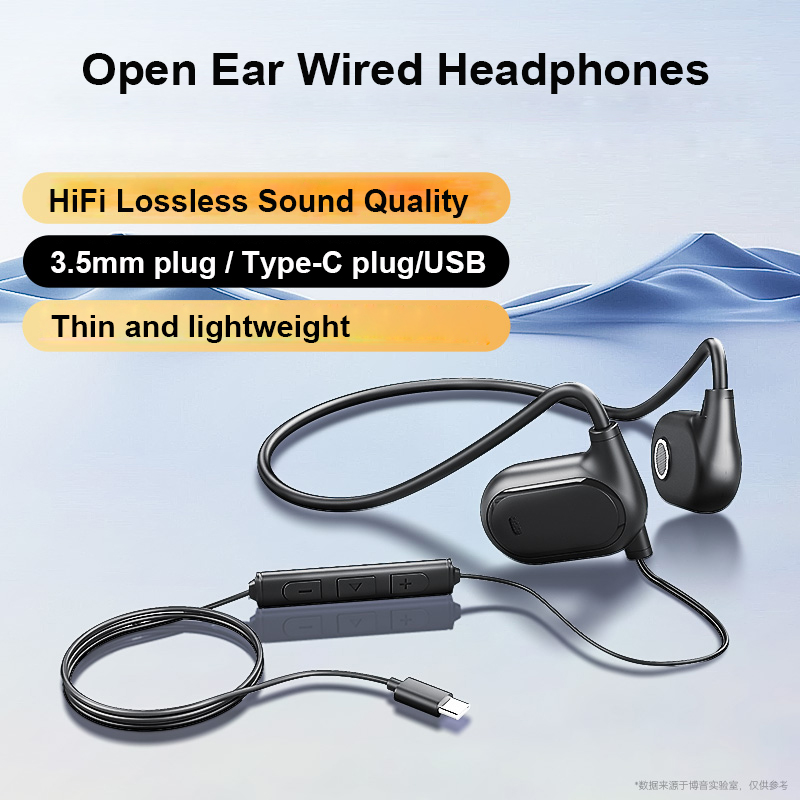 Écouteurs filaires à oreille o - Open Ear Air Conduction Headphones avis et prix