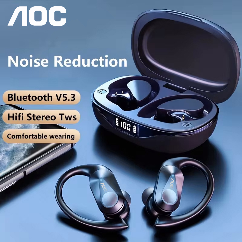 Casque de sport sans fil AOC B - Type C Wired Earphones With Mic avis et prix