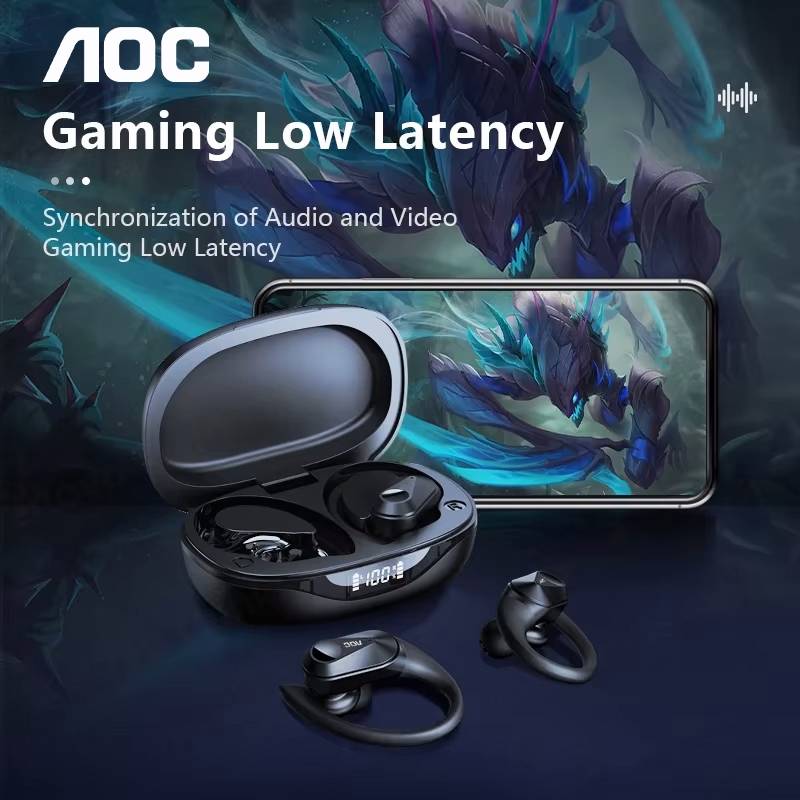 Casque de sport sans fil AOC B - Type C Wired Earphones With Mic avis et prix