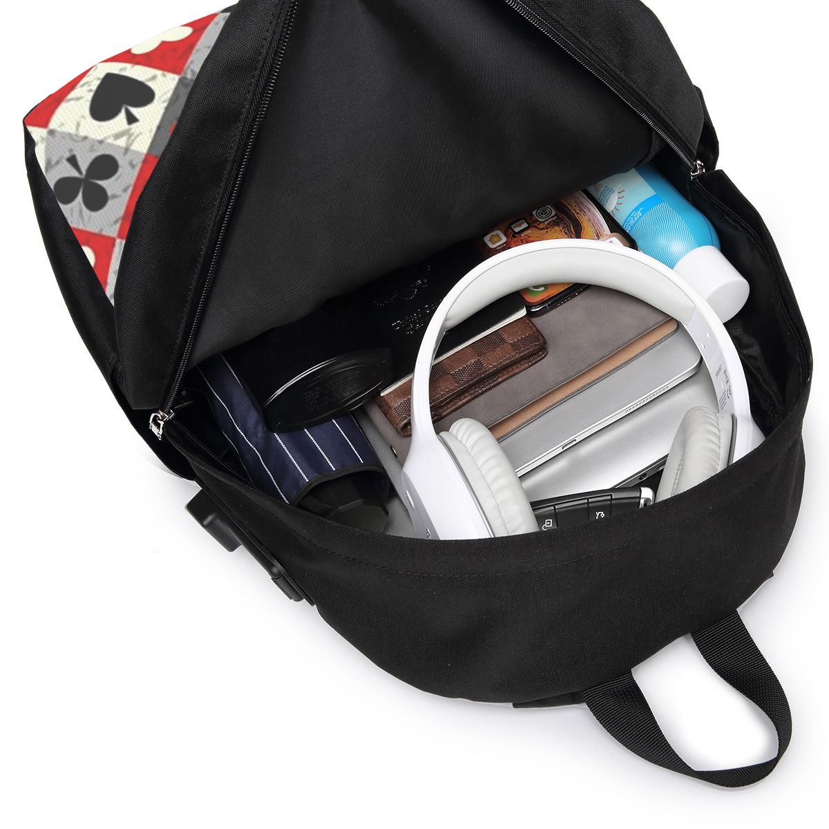 Sac à dos imprimé cartes à jou - Laptops avis et prix