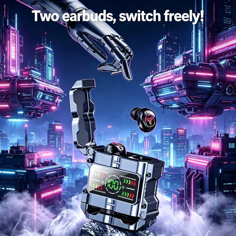 Écouteurs de jeu Mecha TWS Blu - Gaming Headset With Mic Rgb avis et prix